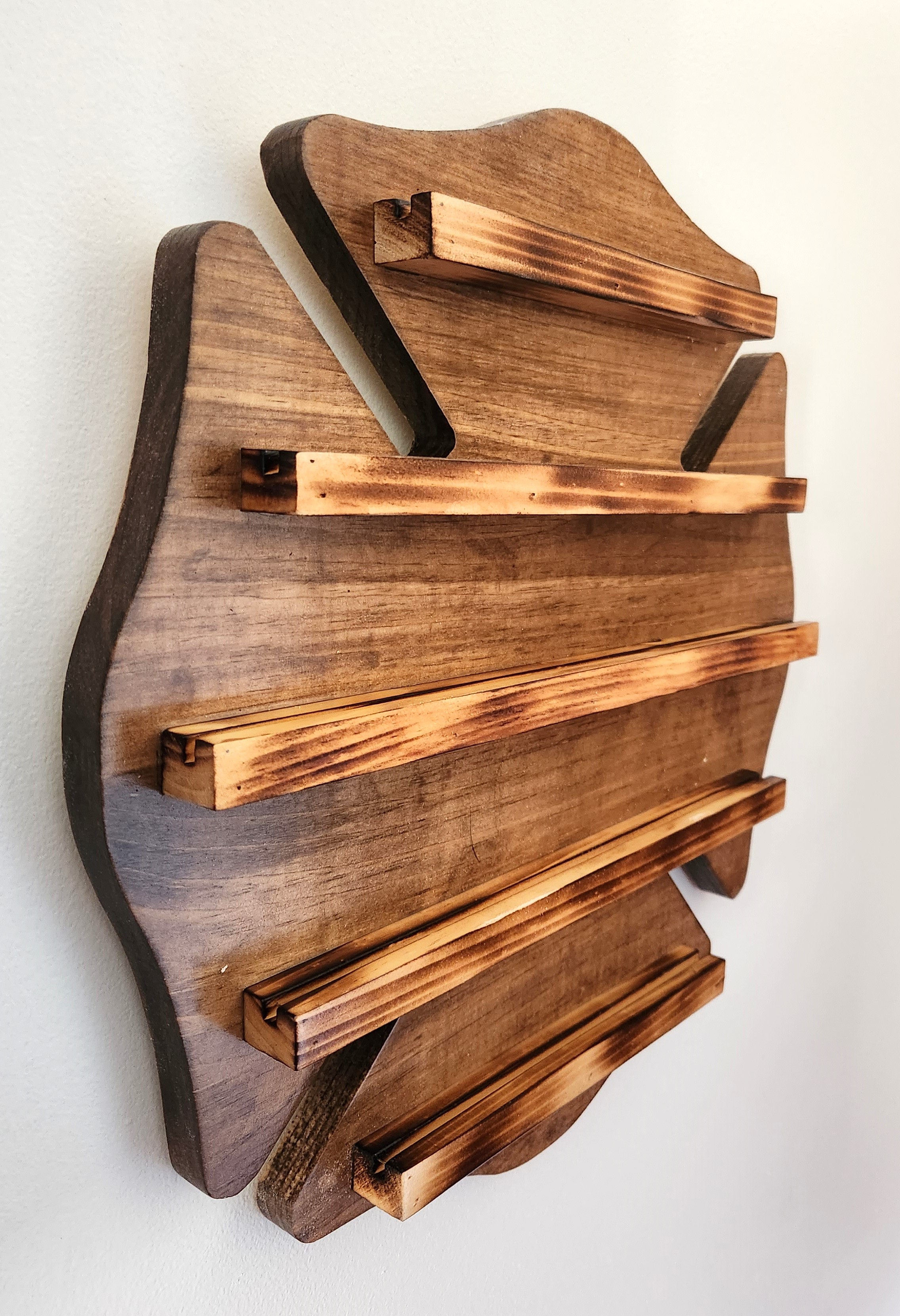 Walnut Maltese Challenge Coin Holder