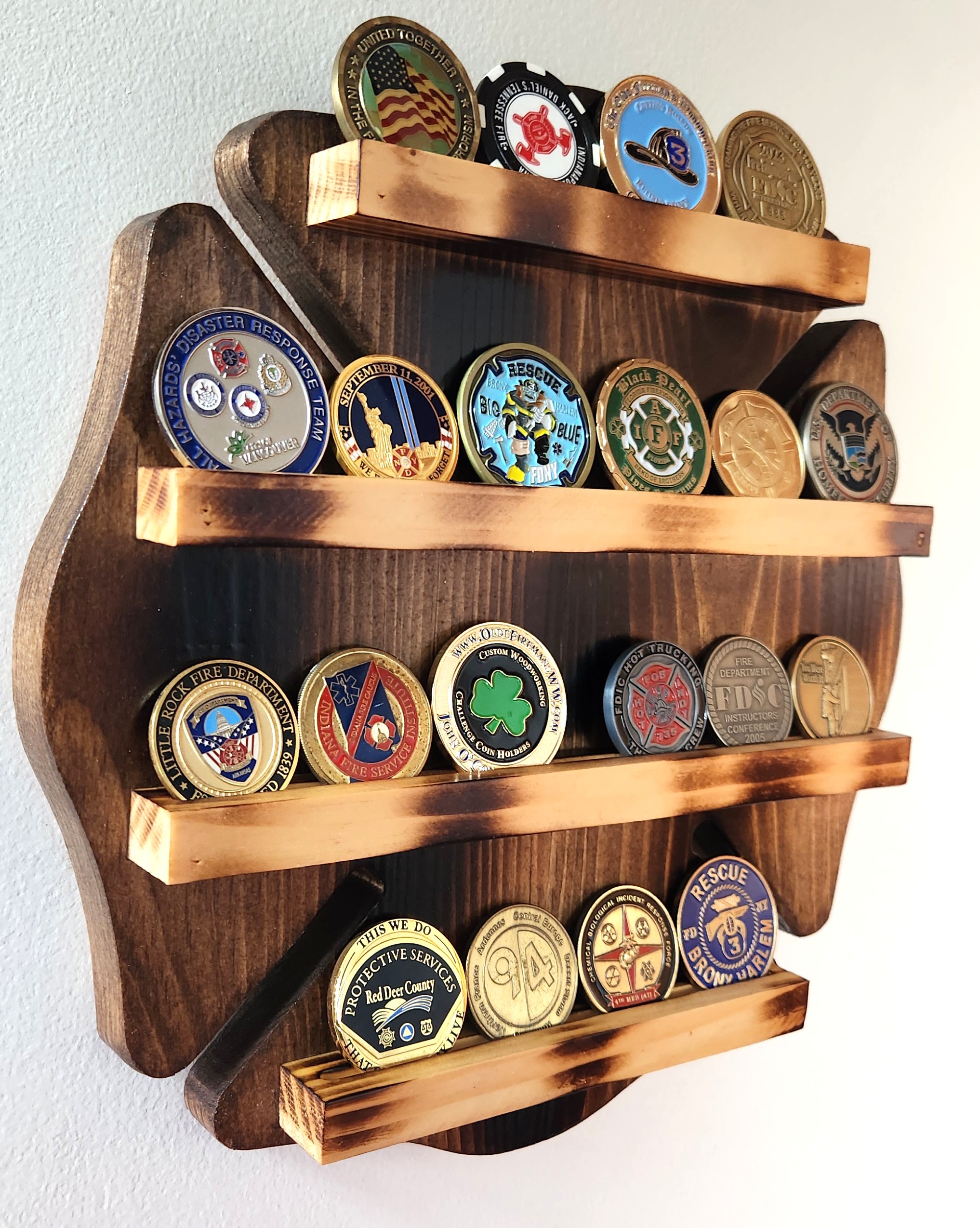 Small Burnt Maltese Coin Holder