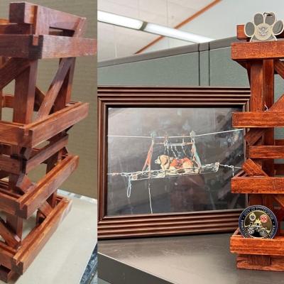 Laced Post Shore Challenge Coin Holders